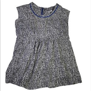 Women's Black and White Maternity Blouse